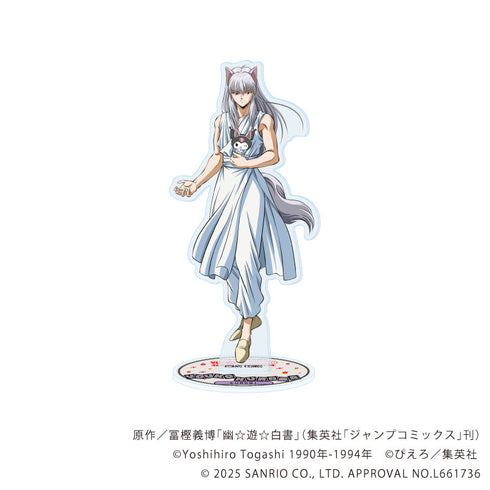 『幽☆遊☆白書×サンリオキャラクターズ』アクリルスタンド05/妖狐蔵馬×クロミ(コラボイラスト)